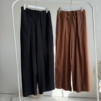 ●生産枠限り●期間限定掲載●【7/8ご紹介アイテム】タックデザインイージーパンツ「ドルマンシャツとセットアップ可能」＜予約/8-9＞