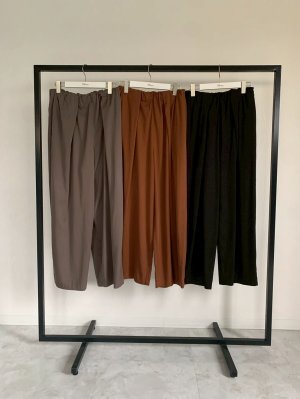 画像3: ●生産枠限り●期間限定掲載●【7/8ご紹介アイテム】タックデザインイージーパンツ「ドルマンシャツとセットアップ可能」＜予約/8-9＞