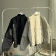 画像3: ●生産枠限り●期間限定掲載●【7/8ご紹介アイテム】ドッキングデザインレザーブルゾン（お袖2WAY）＜予約/8-9＞