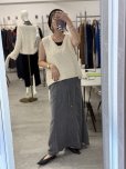 画像2: ●ご予約ポイント対象●期間限定掲載●【7/14 LIVEご紹介アイテム】スラブヤーンベストトップス＜予約/9＞ (2)