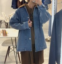 ●ご予約ポイント対象●期間限定掲載●【7/14 LIVEご紹介アイテム】裏起毛デニムジャケット＜予約/10＞