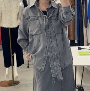画像3: ●ご予約ポイント対象●期間限定掲載●【7/14 LIVEご紹介アイテム】ボータイデニムシャツ＜予約/9-10＞