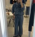 画像4: ●ご予約ポイント対象●期間限定掲載●【7/14 LIVEご紹介アイテム】タックデニムパンツ＜予約/9-10＞ (4)