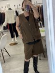 画像2: ●ご予約ポイント対象●期間限定掲載●【7/14 LIVEご紹介アイテム】タックハーフパンツ＜予約/９-10＞ (2)