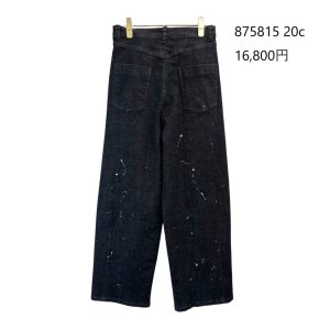 画像4: ●期間限定/ご予約5倍ポイント●【1/19 ayane】ペイント加工バレルレッグデニムパンツ（予約/3-4）