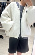 画像9: ●ご予約ポイント対象●期間限定掲載●【7/18 LIVEご紹介アイテム】バックロゴ刺繍ボアブルゾン＜予約/11＞