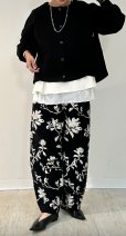 画像10: ●ご予約ポイント対象●期間限定掲載●【7/18 LIVEご紹介アイテム】花柄ジャガードバレルレッグパンツ＜予約/9-10＞