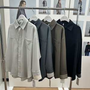 画像1: ●ご予約ポイント対象●期間限定掲載●【7/23 LIVEご紹介アイテム】袖配色ダブルカフスシャツ（セットアップ可能）＜予約/10＞