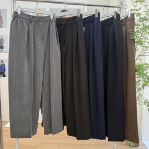 画像1: ●ご予約ポイント対象●期間限定掲載●【7/23 LIVEご紹介アイテム】裏起毛タックワイドパンツ＜予約/11＞