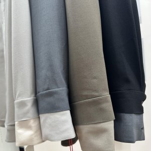 画像3: ●ご予約ポイント対象●期間限定掲載●【7/23 LIVEご紹介アイテム】袖配色ダブルカフスシャツ（セットアップ可能）＜予約/10＞