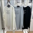 画像1: ●ご予約ポイント対象●期間限定掲載●【7/23 LIVEご紹介アイテム】ワッシャーロゴTブラウス＜予約/10＞ (1)