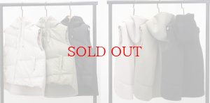 画像8: ●在庫限り●期間限定掲載●【10/14 LIVEご紹介アイテム】異素材ドッキングボンディングダウンベスト（メーカー確認後お取り寄せ）