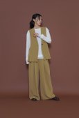 画像3: ●ご予約ポイント対象●期間限定掲載●【7/27  LIVEご紹介アイテム】Wタックストレッチワイドパンツ＜予約/10-11＞ (3)