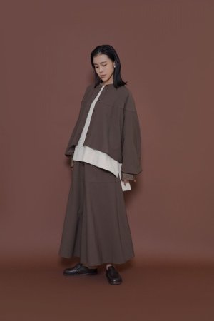 画像3: ●ご予約ポイント対象●期間限定掲載●【7/27  LIVEご紹介アイテム】ラウンドステッチサーキュラーシャツ＜予約/10-11＞