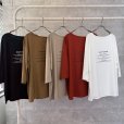 画像2: ●生産枠限り●晩夏〜秋に使える展示会シリーズ●【7/28 LIVEご紹介アイテム】接触冷感◎とろとろバックロゴ八部袖T (2)