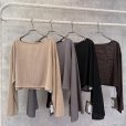 画像1: ●生産枠限り●晩夏〜秋に使える展示会シリーズ●【7/28 LIVEご紹介アイテム】レイヤードメッシュプルオーバー (1)