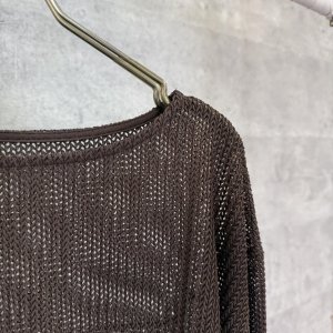 画像4: ●生産枠限り●晩夏〜秋に使える展示会シリーズ●【7/28 LIVEご紹介アイテム】レイヤードメッシュプルオーバー