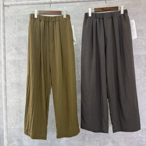 画像1: ●生産枠限り●晩夏〜秋に使える展示会シリーズ●【7/28 LIVEご紹介アイテム】しゃらしゃら8部丈パンツ