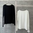 画像2: ●過去一ロンTがシリーズで帰ってきた!!●期間限定掲載●ご予約ポイント対象●【8/4 LIVEご紹介アイテム】必須アイテム!!見せられインナー◎伸びーる裏起毛トップス●過去1ロンT●お餅ロンT【インナー使い出来るベーシックタイプ】（予約/10-11） (2)