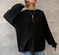 ●過去一ロンTがシリーズで帰ってきた!!●期間限定掲載●ご予約ポイント対象●【8/4 LIVEご紹介アイテム】必須アイテム!!見せられインナー◎伸びーる裏起毛トップス●過去1ロンT●お餅ロンT【ユニセックスOKなトップスタイプ】（予約/10-11）
