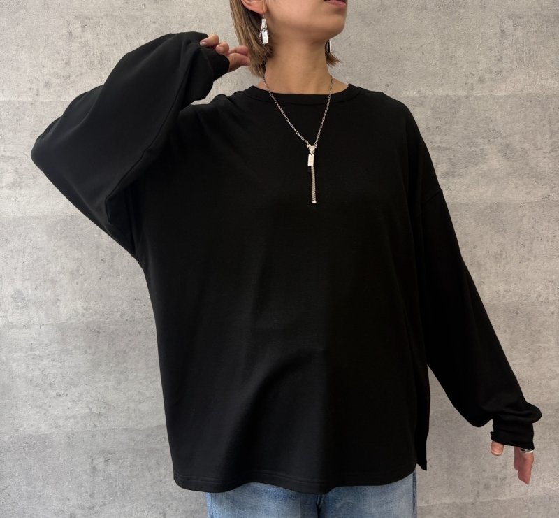 画像1: ●過去1ロンTシリーズ●【10/23 LIVEご紹介アイテム】冬の必須アイテム●伸びーる裏起毛トップス●過去1ロンT●お餅ロンT【ユニセックスOKなトップスタイプ】 (1)