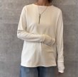 画像1: ●過去1ロンTシリーズ●【10/23 LIVEご紹介アイテム】冬の必須アイテム●伸びーる裏起毛トップス●過去1ロンT●お餅ロンT【インナー使い出来るベーシックタイプ】 (1)