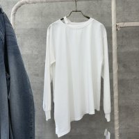 ●期間限定掲載●ご予約ポイント対象●【8/4 LIVEご紹介アイテム】アシメデザインロングT（予約/10）