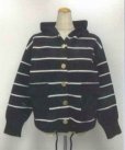 画像7: ●企業努力シリーズ●生産枠限り●ご予約ポイント対象●期間限定掲載●【8/7LIVEご紹介アイテム】ボーダーニットフーディブルゾン（予約/10-11）