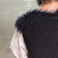 画像2: ●生産枠限り●ご予約ポイント対象●期間限定掲載●【8/7LIVEご紹介アイテム】ニットドッキングファーベスト（予約/10-11） (2)