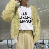 ●生産枠限り●ご予約ポイント対象●期間限定掲載●【8/7LIVEご紹介アイテム】ミックスカラーニットカーデ（予約/10-11）