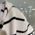画像5: ●企業努力シリーズ●生産枠限り●ご予約ポイント対象●期間限定掲載●【8/7LIVEご紹介アイテム】ボーダーニットフーディブルゾン（予約/10-11）