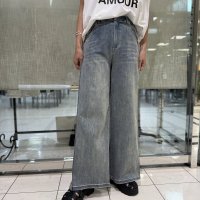 ●生産枠限り●期間限定掲載●【8/7LIVEご紹介アイテム】スーパーストレッチサイドタックデニム（予約/9）