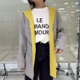 画像2: ●生産枠限り●ご予約ポイント対象●期間限定掲載●【8/7LIVEご紹介アイテム】配色フーディカーディガン（予約/10-11） (2)