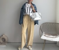 ●ご予約ポイント対象●期間限定掲載●【8/10 LIVEご紹介アイテム】トリコットパイルイージーパンツ（予約/10）