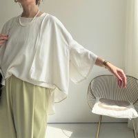 ●ご予約ポイント対象●期間限定掲載●【8/10 LIVEご紹介アイテム】ジョーゼットジャケット（セットアップ可能）（予約/1）