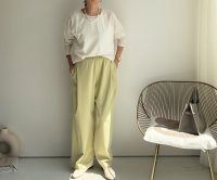●「セレモニーOK」●ご予約ポイント対象●期間限定掲載●【8/10 LIVEご紹介アイテム】タックワイドパンツ（セットアップ可能）（予約/12）