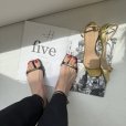 画像1: ●ご予約ポイント対象●期間限定掲載●【8/10 LIVEご紹介アイテム】女子力爆上げ!本革サンダル（予約/2-3） (1)