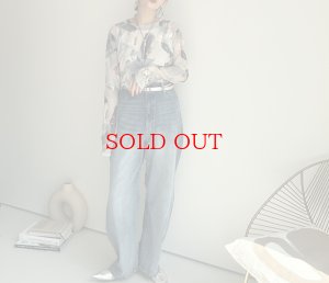 画像16: ●数量限定●【9/3 LIVEご紹介アイテム】ニュアンス柄シリーズシア―トップス