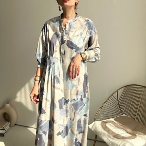 画像1: ●生産枠に限りあり●期間限定掲載●【8/14 LIVEご紹介アイテム】ニュアンス柄シリーズ●ワンピース