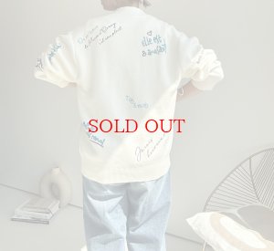 画像11: ●生産枠に限りあり●期間限定掲載●【8/14 LIVEご紹介アイテム】殴り書き刺繍ロゴカーディガン（予約/10）