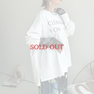 画像8: ●数量限定●【9/3 LIVEご紹介アイテム】ニュアンス柄シリーズシア―トップス