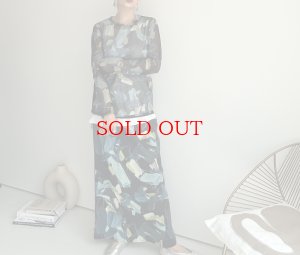 画像6: ●数量限定●【9/3 LIVEご紹介アイテム】ニュアンス柄シリーズシア―トップス