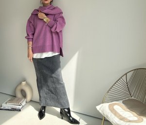 画像2: ●生産枠に限りあり●ご予約ポイント対象●期間限定掲載●【8/14 LIVEご紹介アイテム】フードマフラーSETニット（予約/10-11）