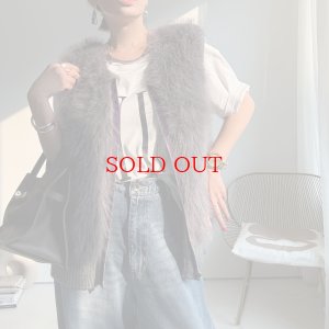 画像7: ●追加生産決定!!!●生産数に限りあり●【8/23 LIVEアイテム】配色ファーニットベスト（予約/10）