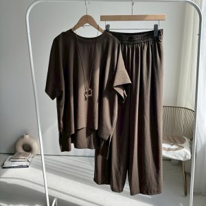 画像3: ●晩夏-秋に使える大人のセットアップ●【8/23 LIVEアイテム】ストレッチジョーゼットボックストップス（セットアップ可能）パンツ別売