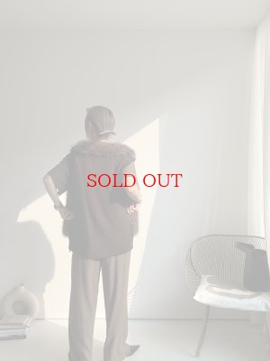 画像11: ●追加生産決定!!!●生産数に限りあり●【8/23 LIVEアイテム】配色ファーニットベスト（予約/10）