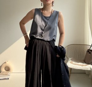 画像5: ●とっても素敵な大人素材タンク見つけました◎【8/23 LIVEアイテム】ストレッチスエードライクタンク