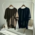 画像1: ●晩夏-秋に使える大人のセットアップ●【8/23 LIVEアイテム】ストレッチジョーゼットボックストップス（セットアップ可能）パンツ別売 (1)