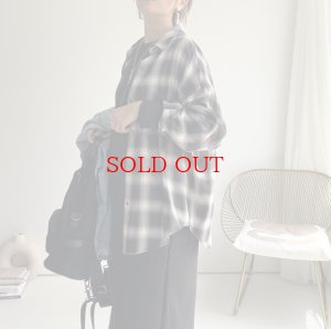 画像4: ●コーデのワンポイントに【8/27 LIVEアイテム】大人っぽいニュアンスカラーチェックシャツ