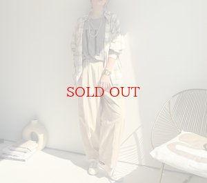 画像2: ●コーデのワンポイントに【8/27 LIVEアイテム】大人っぽいニュアンスカラーチェックシャツ